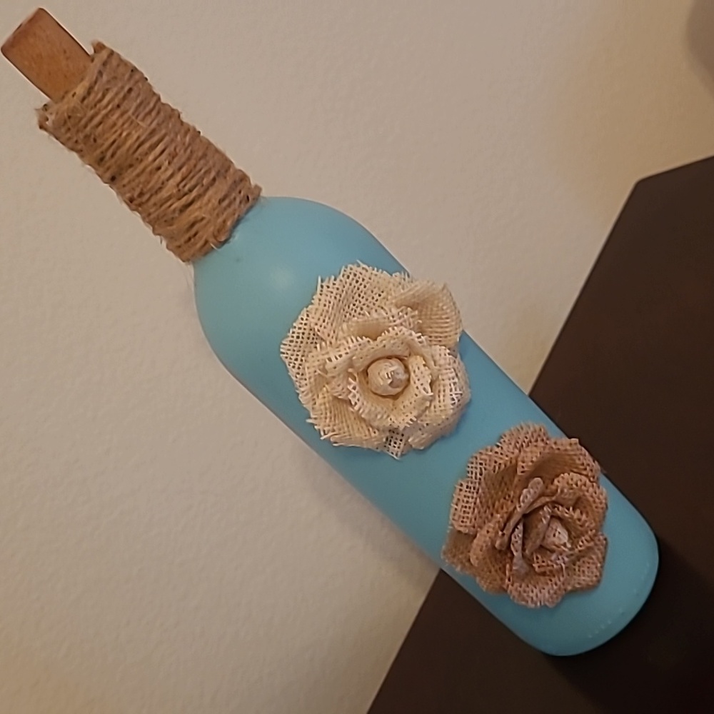 Wine bottle decor